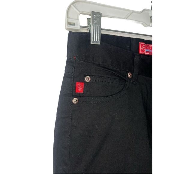 Vintage Hot Kiss Women’s 1 Black Flare Jeans Low Rise Y2K - Picture 3 of 6